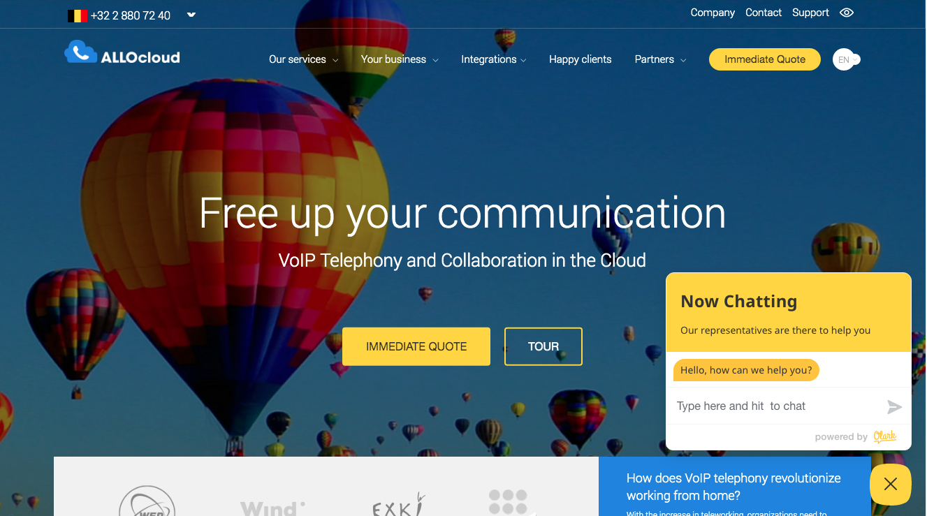 ALLOcloud screenshot