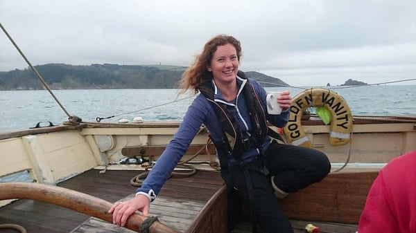 Becky Prizeman of UK-based company Classic Sailing. The company uses Olark live chat software on its website to offer tall ship and wooden boat trips.