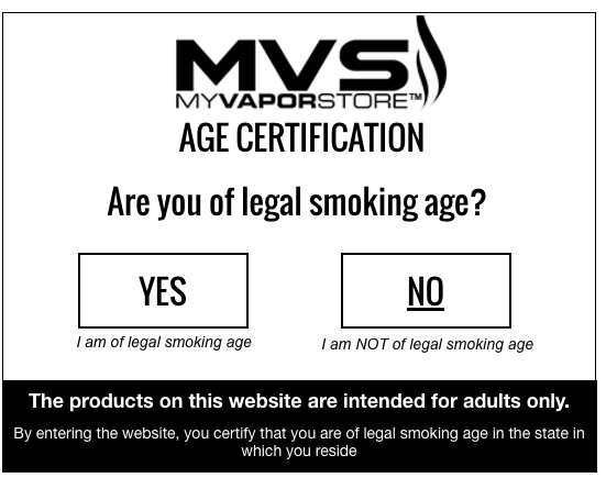 Consider using age verification in your pop up, if your site requires it.