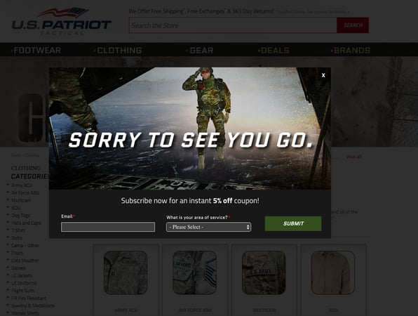 US Patriot Tactical has some pretty sweet exit offers.